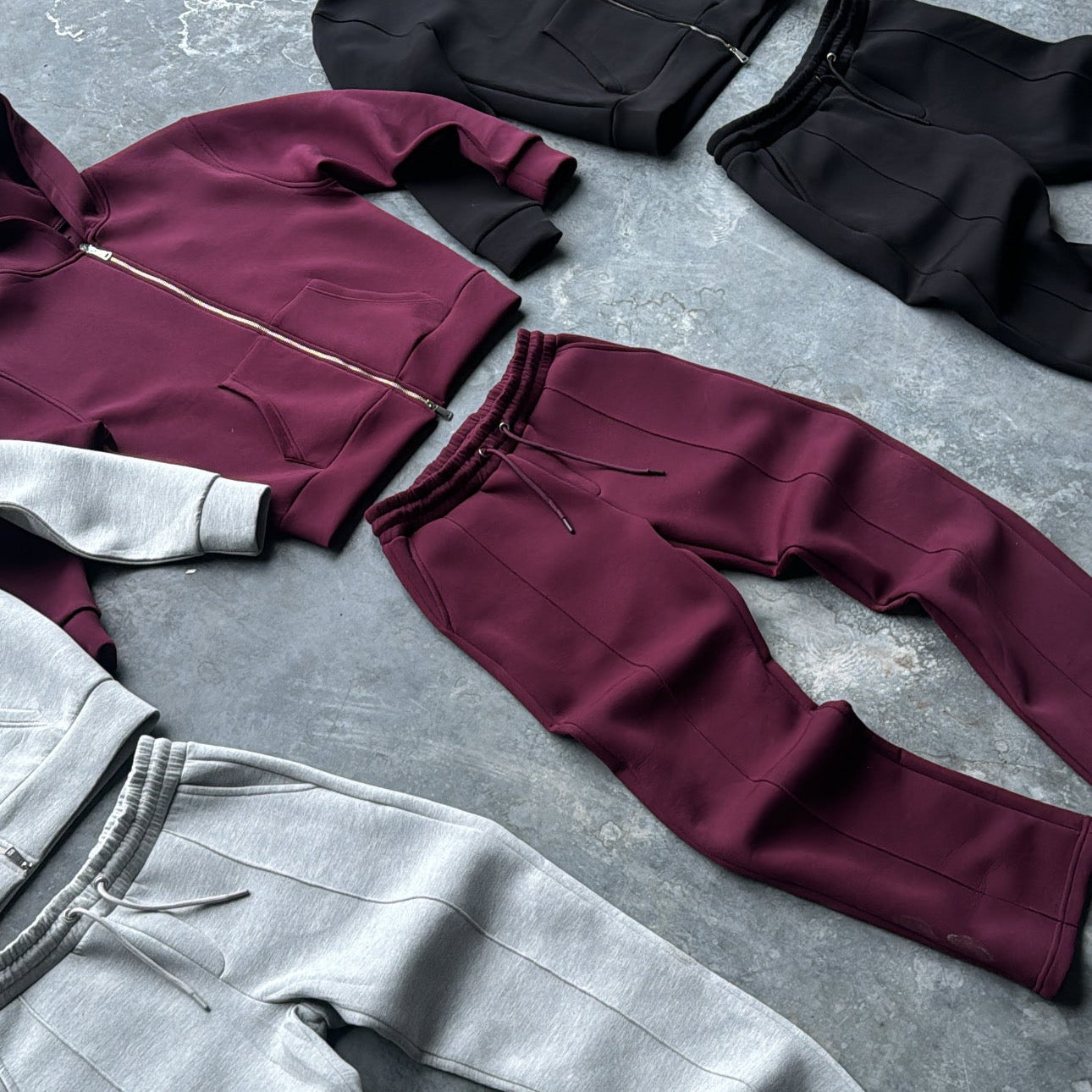 Ensemble Trinity gris