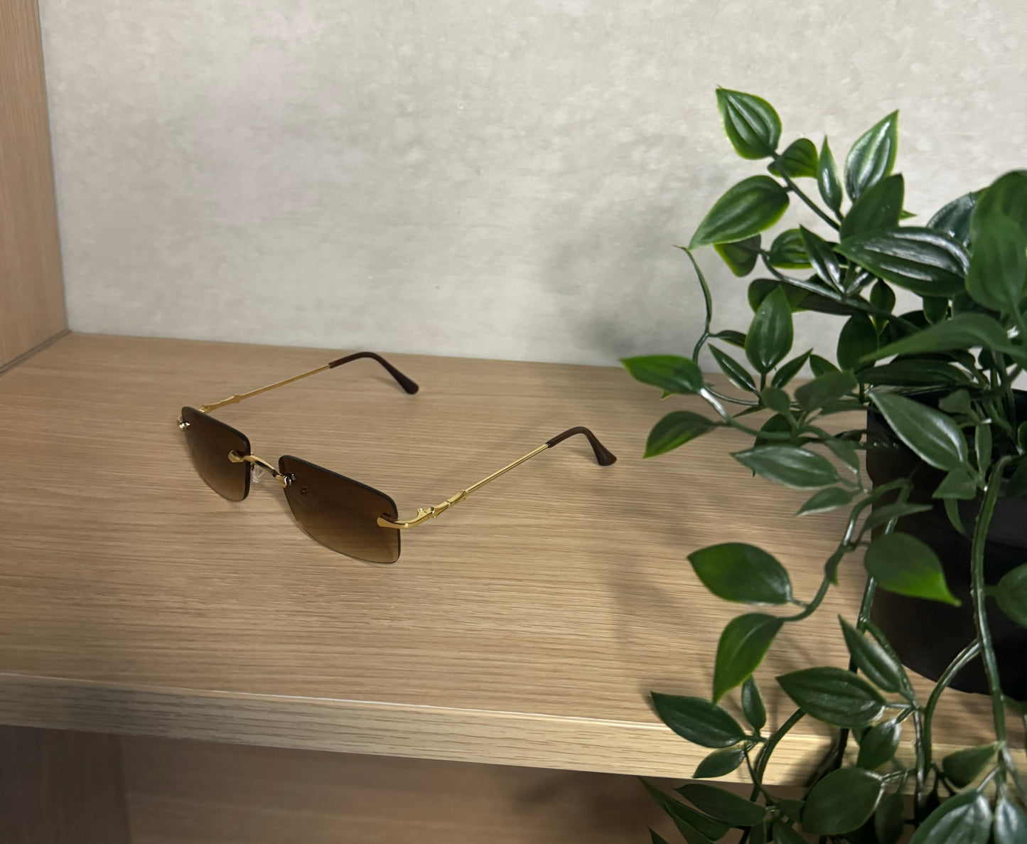 Lunette carvy doré