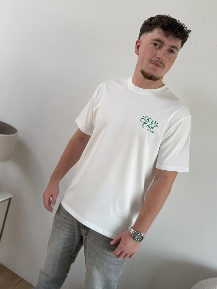 T-shirt SOCIAL CLUB blanc