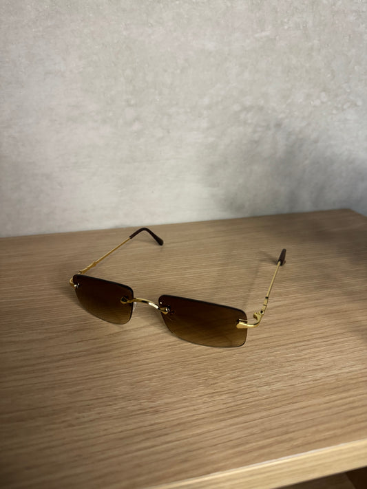 Lunette carvy doré