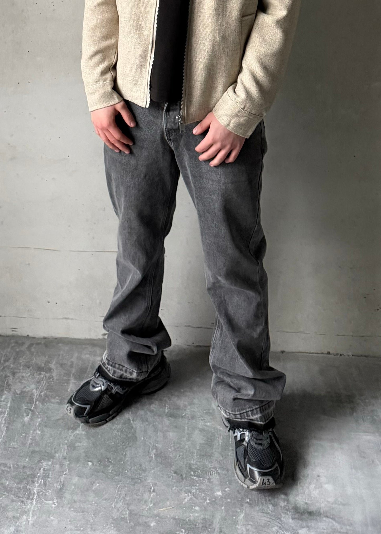 Jeans Lucas gris foncé