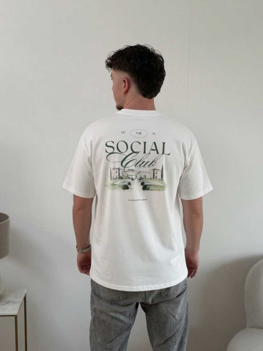 T-shirt SOCIAL CLUB blanc