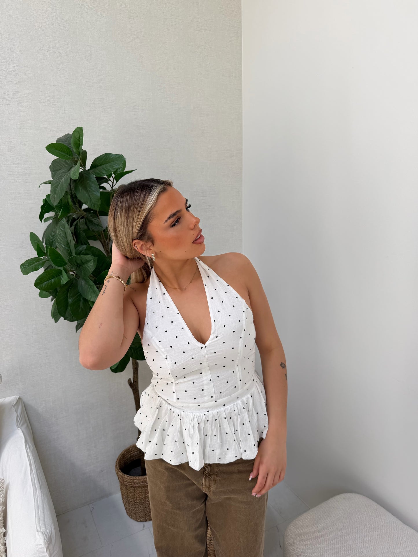 Top Sara Blanc