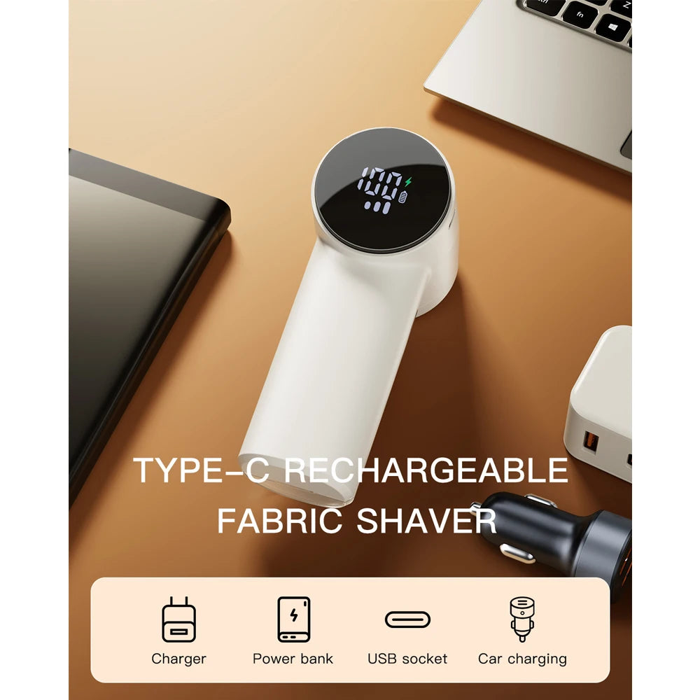 CleanFabric™ – Rasoir Anti-Bouloches pour Vêtements