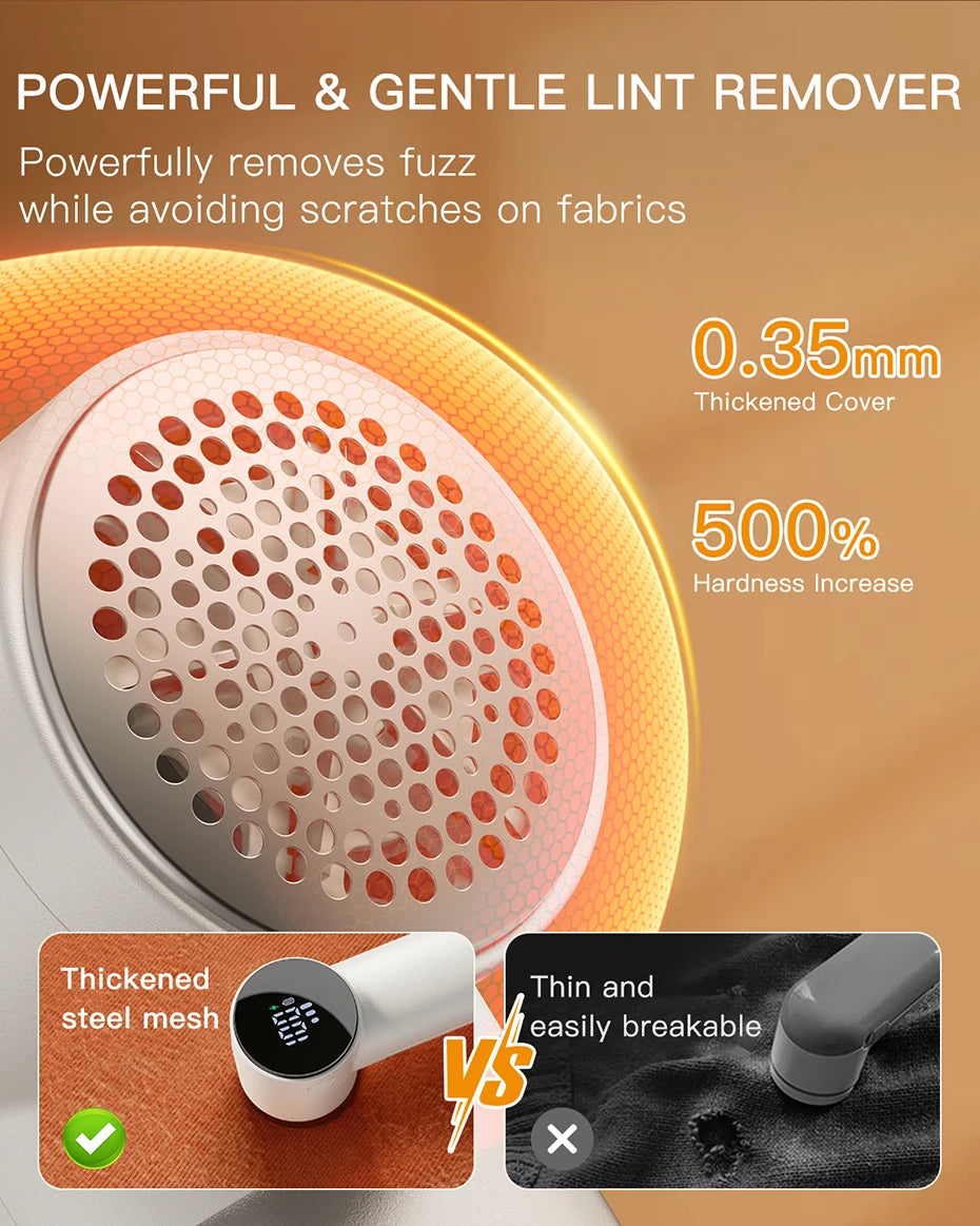 CleanFabric™ – Rasoir Anti-Bouloches pour Vêtements